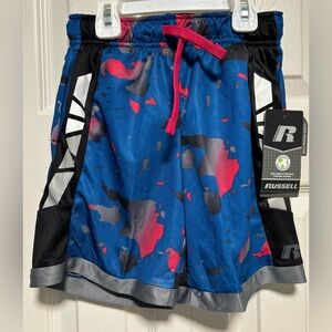 NWT Russell Boys Printed Drawstring Shorts